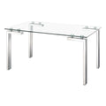 Zuo Modern Roca Dining Table Stainless Steel