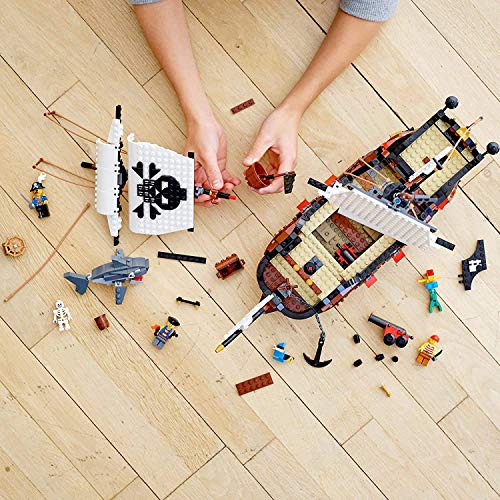 LEGO Creator 3 in 1 Pirate Ship Building Set 31109, 4 Minifigures, Ages 9+ G630