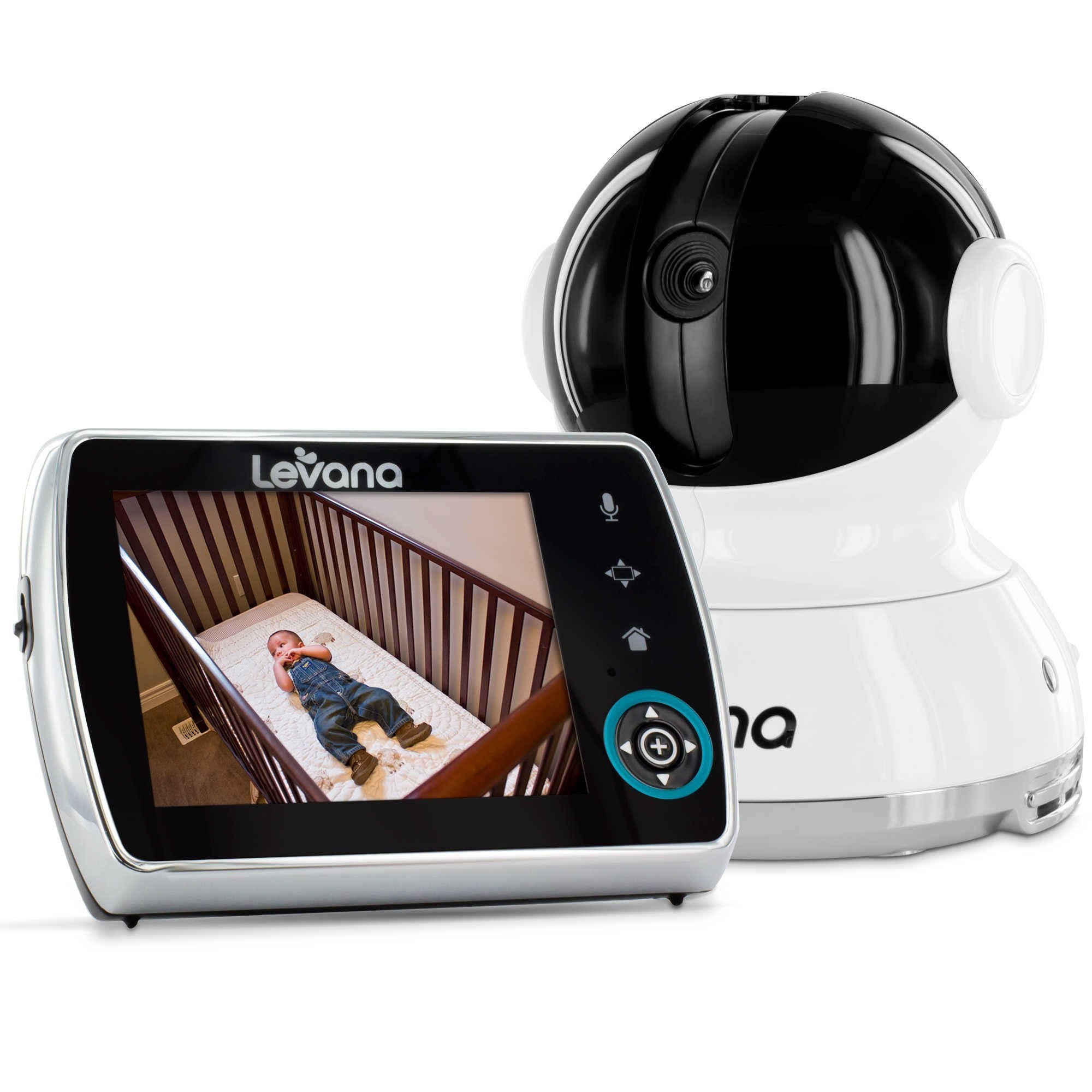 Levana Keera Baby Monitor with 1 cameras Night Vision and Two-Way Audio - 2.4 GHz Wireless - 3.5x22 LCD