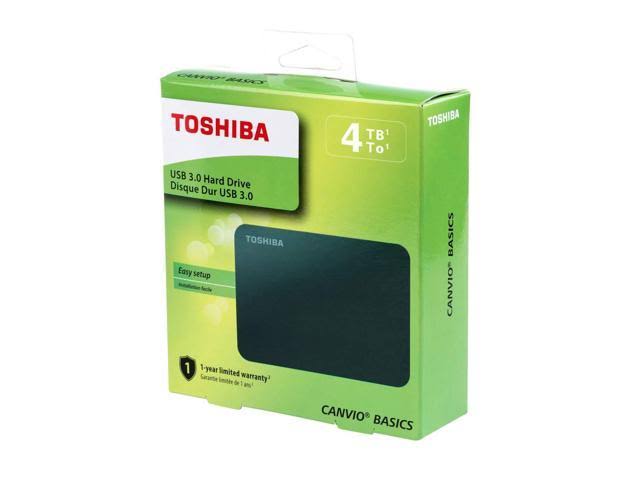 Toshiba Canvio Basics 4TB External HDD USB 3.0 L41587