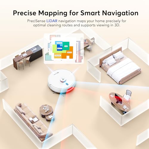 D20S Max+ Robot Vacuum and Mop with Self-Emptying Dock U11483