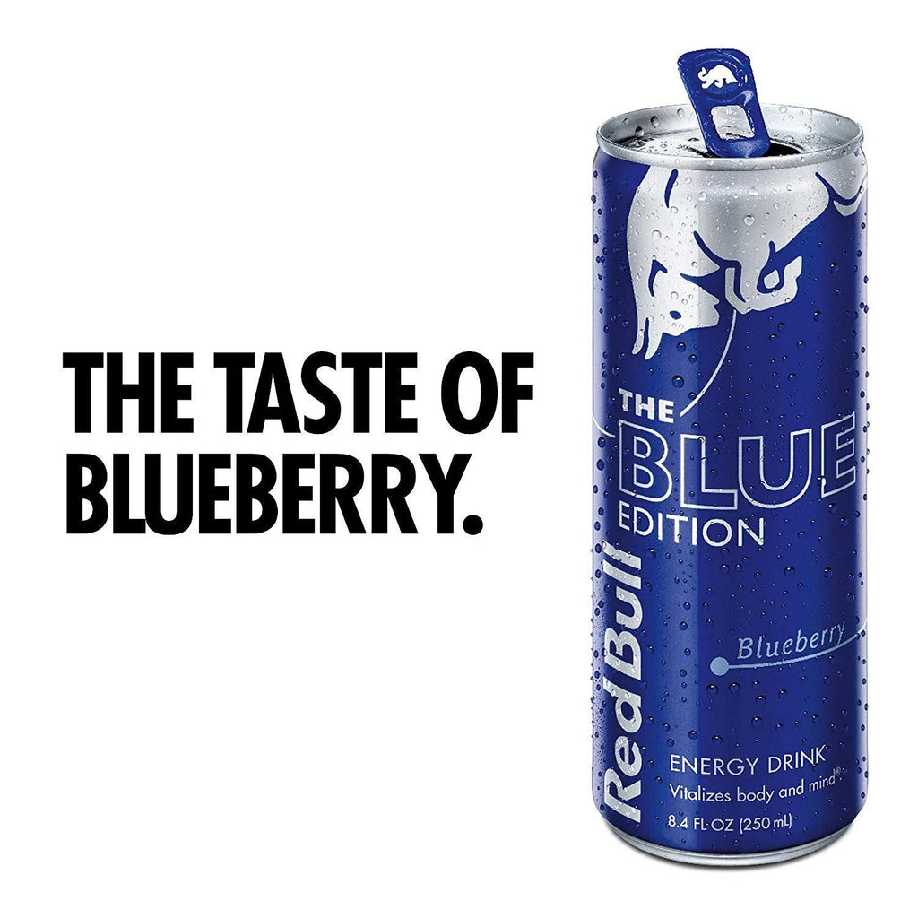 Red Bull The Blue Edition Energy Drink 24 Pack 8.4 oz Cans D682085