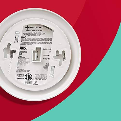 First Alert Hardwired Smoke and Carbon Monoxide Detector with 10-Year Battery Backup O72477