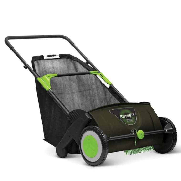 Leaf Collecting Push Lawn Yard Sweeper 21 Inches M839