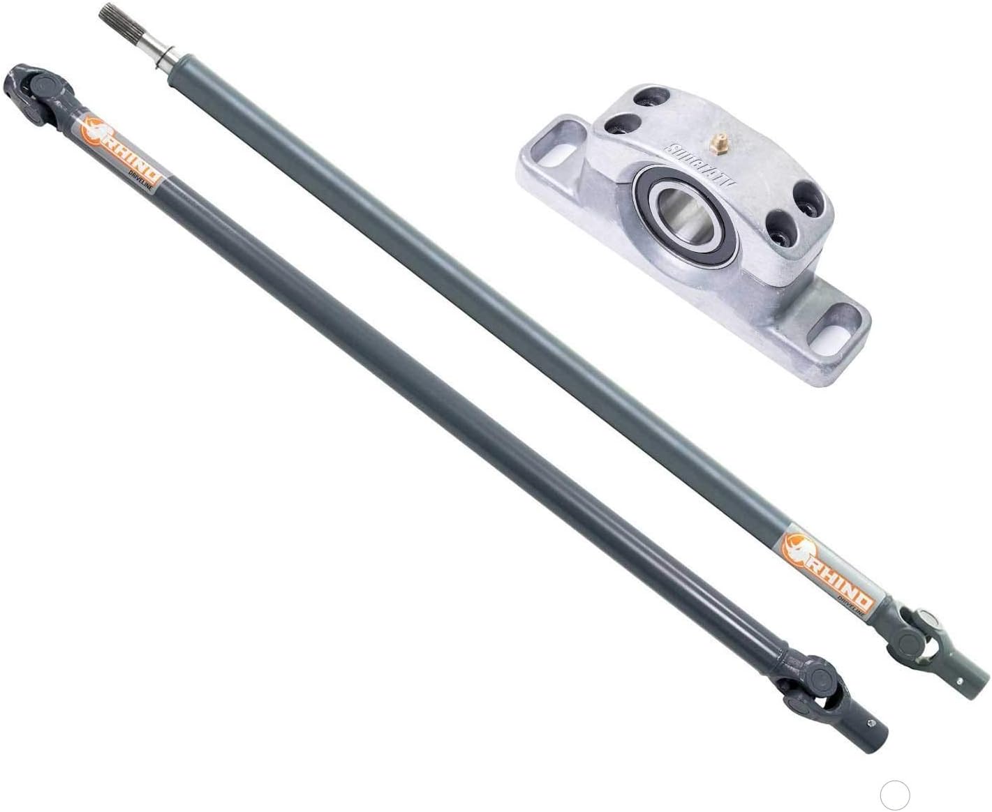 SuperATV U Series Rhino Driveline Prop Shaft for 2014-2016 Polaris Ranger XP 900 Crew - Front & Rear - Cast Carrier Bearing Included - Made With 4130 Chromoly