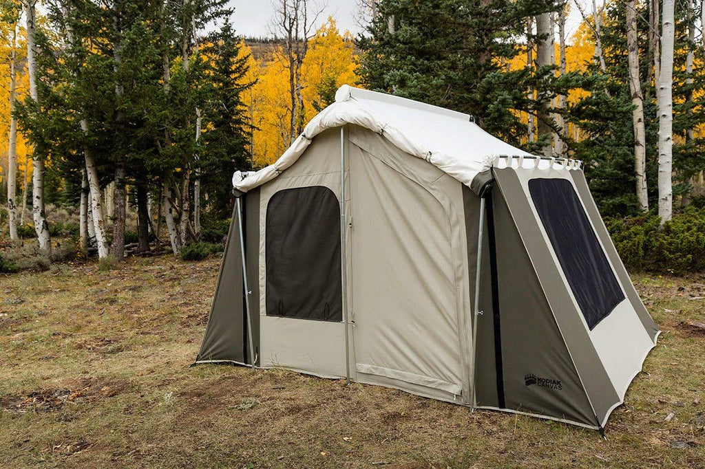 Kodiak Canvas 6-Person Cabin Tent with Deluxe Awning U395853