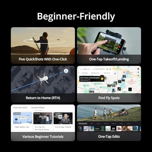 DJI Mini 4K Drone with Camera for Adults, 3-Axis Gimbal, 31-Min Flight, Bundle with Deco Gear Accessories L549
