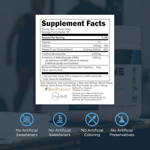 Transparent Labs Creatine HMB Unflavored & Hawaiian Splash, 30 Servings Each O797901