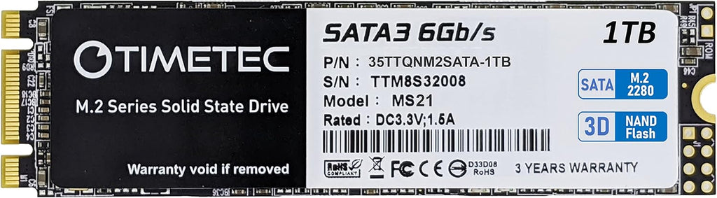 Timetec 1TB SSD SATA III 2.5 Inch Internal Solid State Drive P604