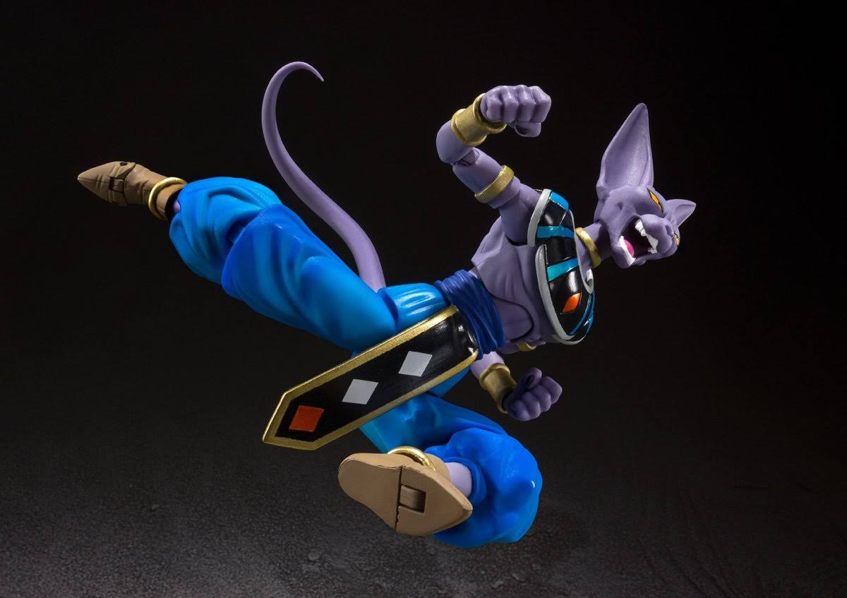 Bandai Tamashii Nations Dragon Ball Super S.H.Figuarts Beerus SDCC 2021 Exclusive Q253