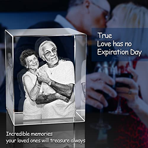 3D Crystal Photo Customized Picture Gift for Wife Mom Dad M953616