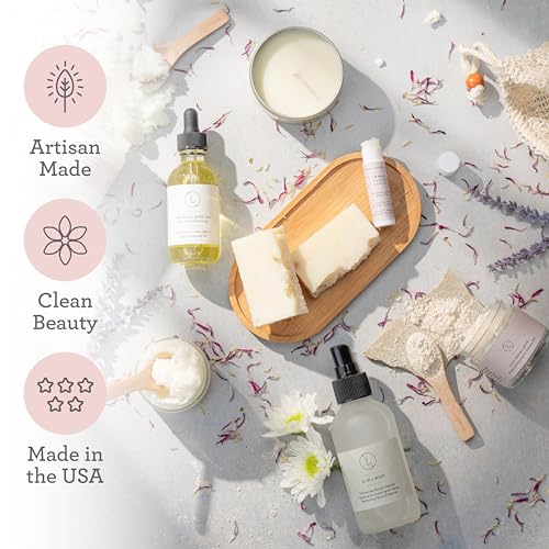 Lizush Luxury Spa Gifts for Women - 6 Piece Lavender Body Care Set K72960