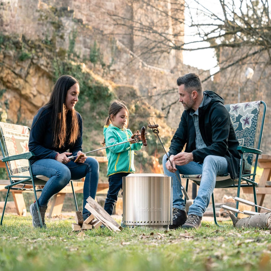 Solo Stove Ranger Stainless Steel Smokeless Fire Pit 15x12.5 Inch A233