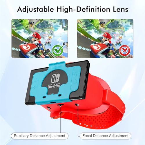 VR Headset for Nintendo Switch & Switch OLED with Adjustable HD Lenses K124173