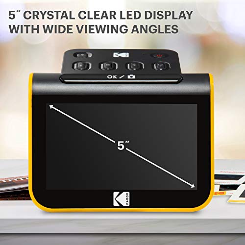 KODAK Slide N SCAN Film & Slide Scanner with 5" LCD Screen, 22MP JPEG U29913