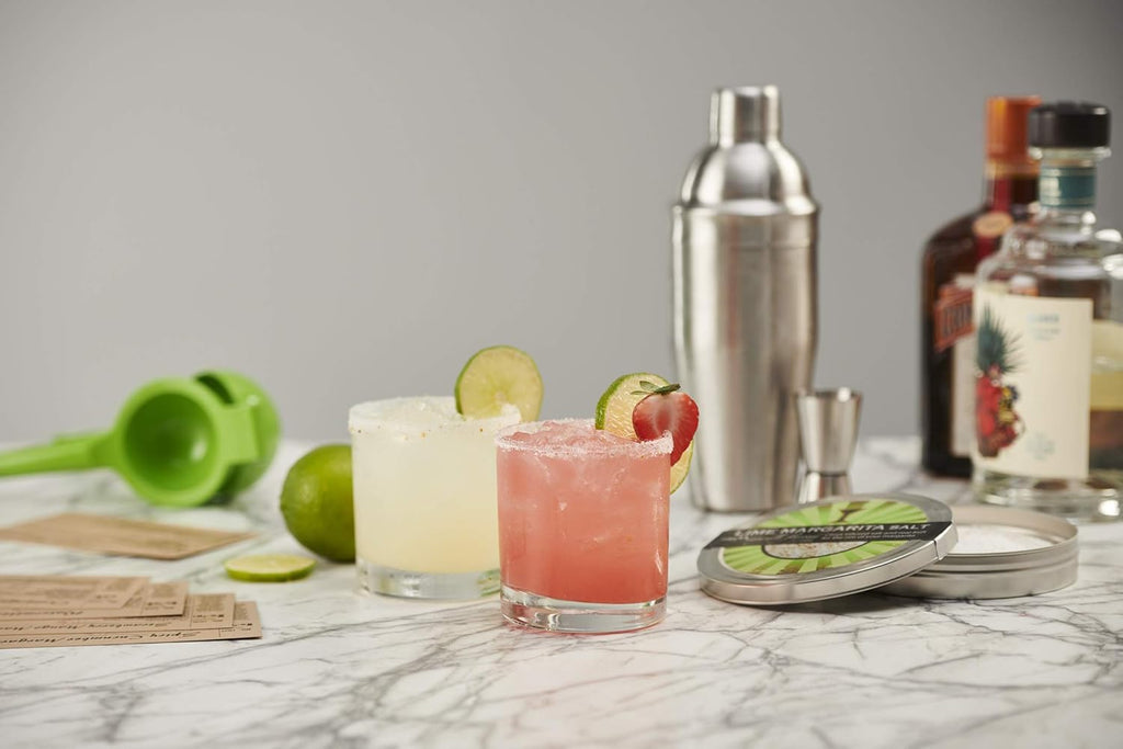 Margarita Cocktail Kit with Rocks Glasses, Shaker, Jigger & Citrus Squeezer C7008