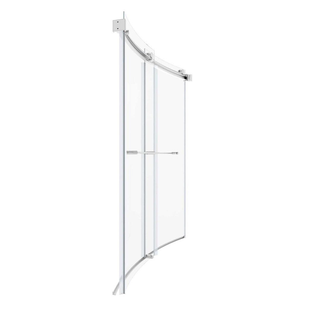 American Standard Elevate Brushed Nickel Framed Sliding Bathtub Door M840