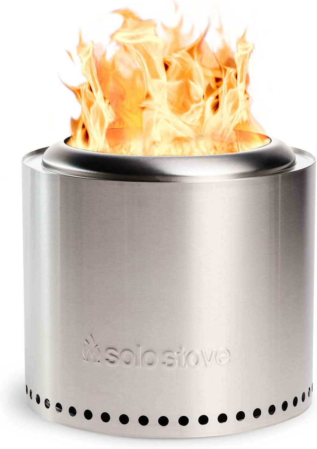 Solo Stove Ranger Stainless Steel Smokeless Fire Pit Camping Accessories Portable Fire Pit | 15x12.5 Inch Fire Pit for Outdoor Fireplace