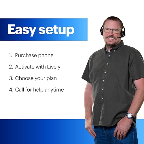 Lively Jitterbug Smart4 Smartphone for Seniors V97428