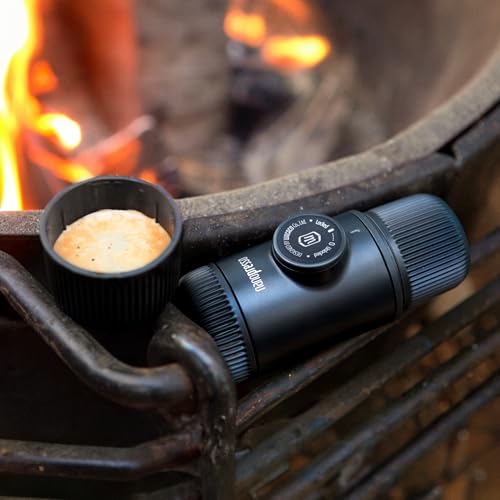 WACACO Nanopresso Portable Espresso Maker, 18 Bar Pressure, Manual Travel Coffee Maker J1045