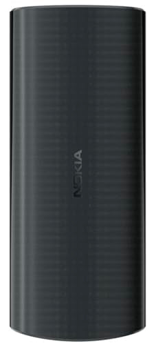 Nokia 105 4G Dual SIM GSM Unlocked Mobile Phone, Charcoal X59053