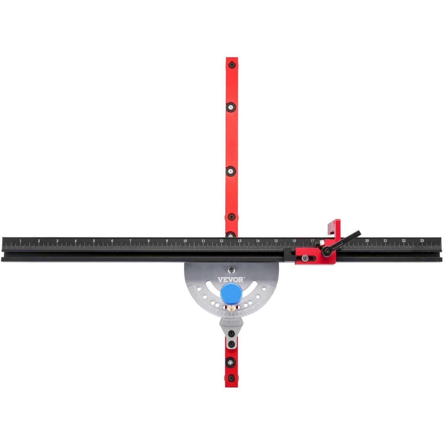 VEVOR Precision Miter Gauge 24 Aluminum Table Saw with 60 Degree Angled Ends S676