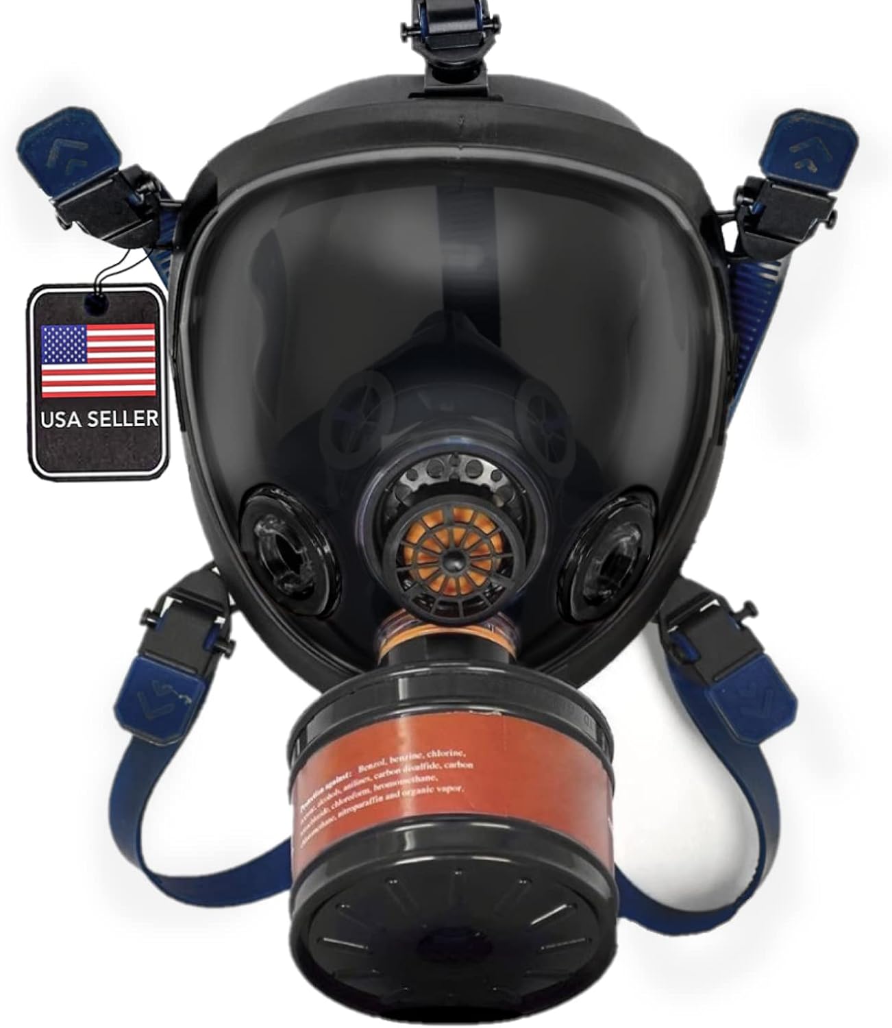 Survival Tactical Full Face Respirator with 40mm Gas Filter J533