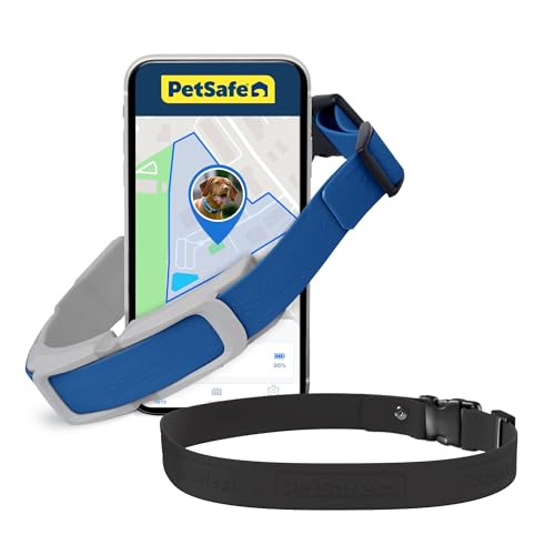 PetSafe Guardian GPS + Tracking Dog Fence Collar, Waterproof Rechargeable, Blue Grey I5356