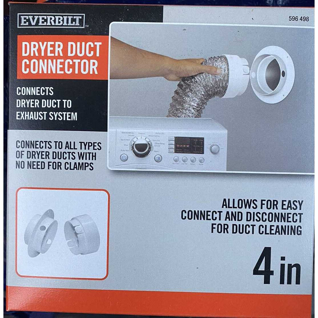 Everbilt 4 in Dryer Duct Connector to Wall K949665