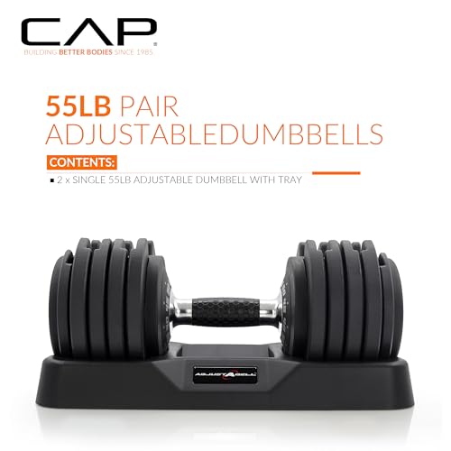 CAP Barbell ADJUSTABELL Adjustable Round Dumbbell Weights O461
