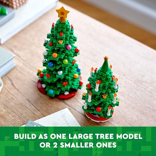 LEGO Christmas Tree Building Toy for Kids Ages 12+, Tabletop Home Decor Y6577