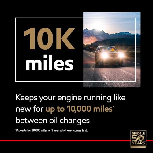 Mobil 1 Advanced Fuel Economy Full Synthetic Motor Oil 0W-20, 5 Quart A306