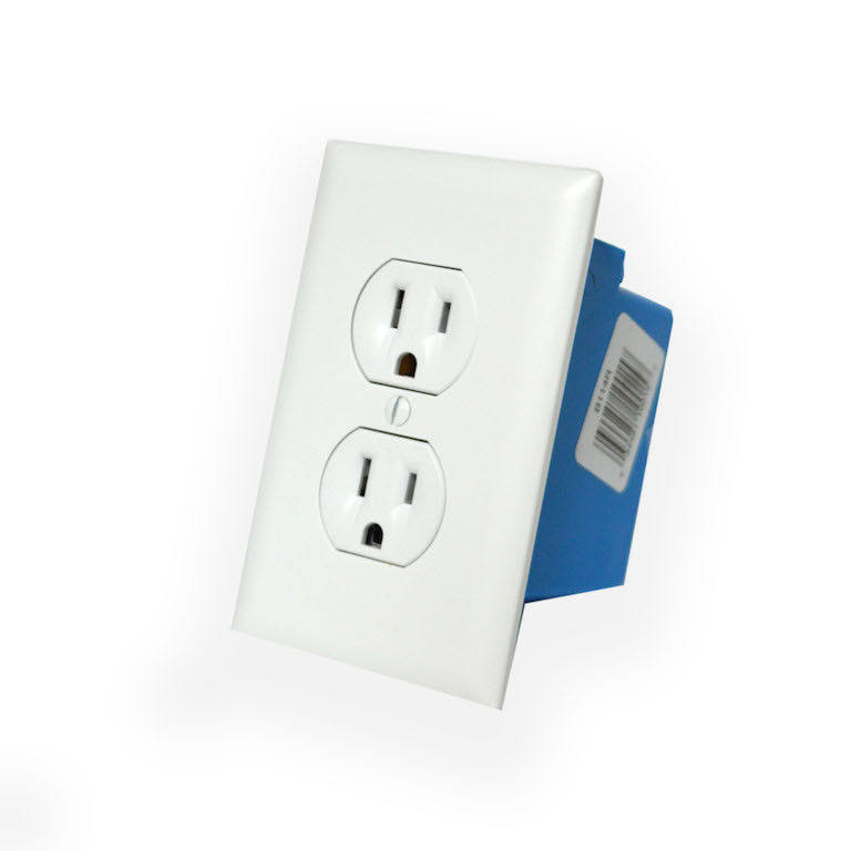 Minigadgets BBWIFIWALLOUTLET Wall Outlet with 1080p Wi-Fi Camera M616204