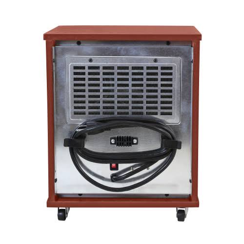 Comfort Zone CZ2062C Infrared Quartz Wood Cabinet Heater G609