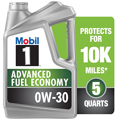 Mobil 1 Advanced Fuel Economy Full Synthetic Motor Oil 0W-20, 5 Quart A306