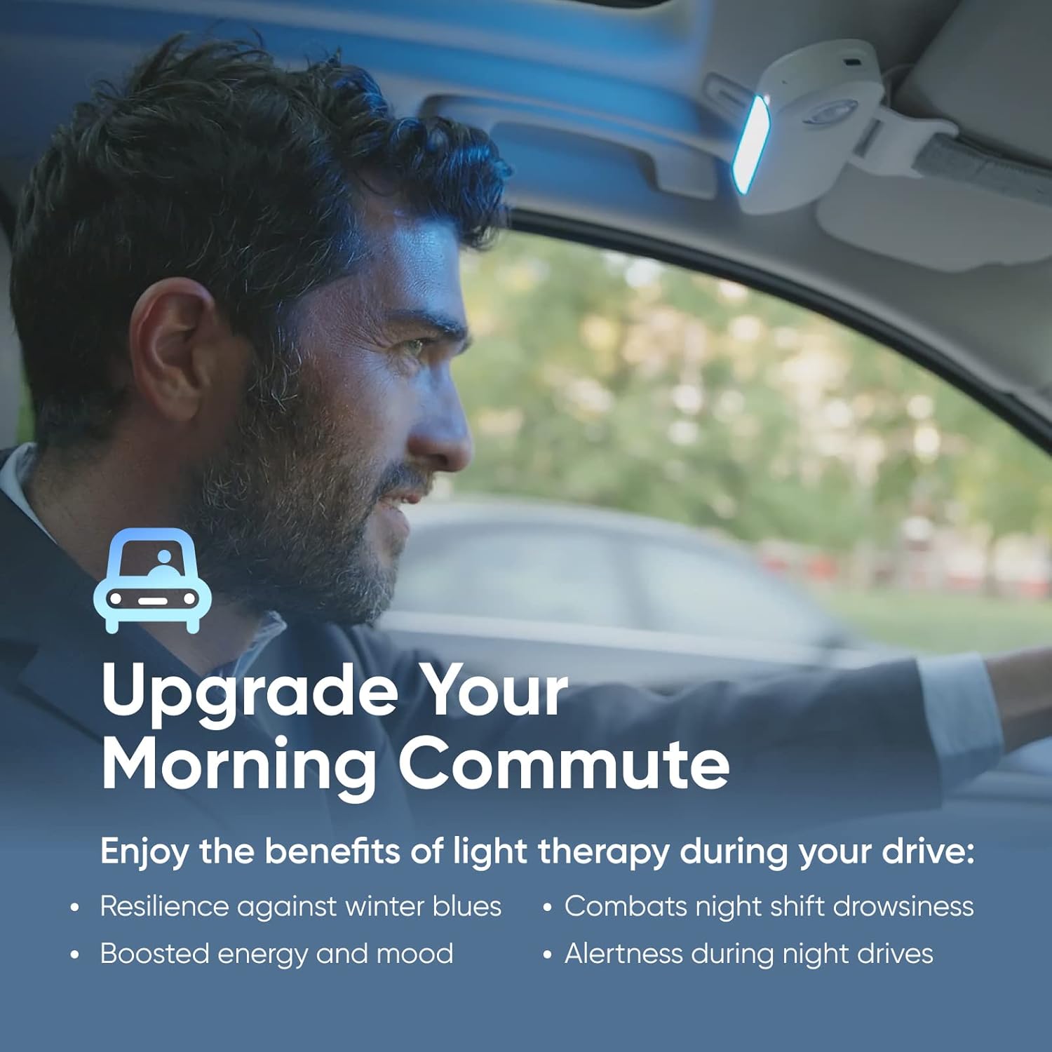 Luminette Drive® Light Therapy Lamp - Portable & Wireless for Car H10459