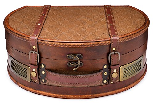 ClearClick Vintage Suitcase Turntable with Bluetooth & USB C79689