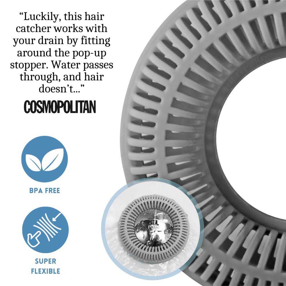 Tubring Tub Drain Protector Hair Catcher Strainer A452