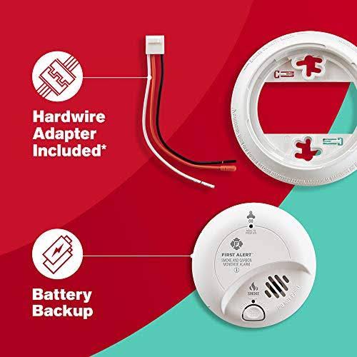 First Alert Hardwired Smoke and Carbon Monoxide Detector with 10-Year Battery Backup O72477