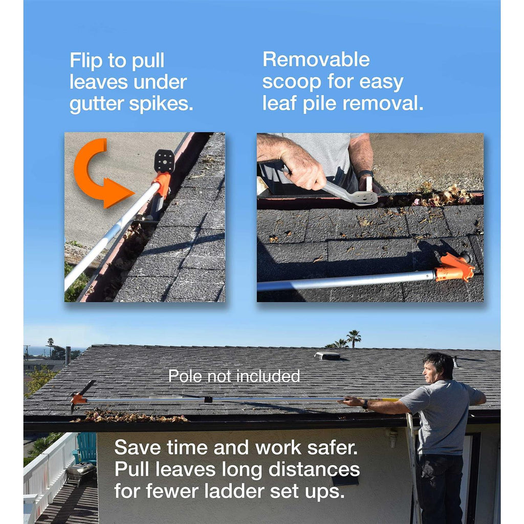 MCCAULEY Gutter Cleaner PRO, Ground Gutter Cleaning Tool B6955