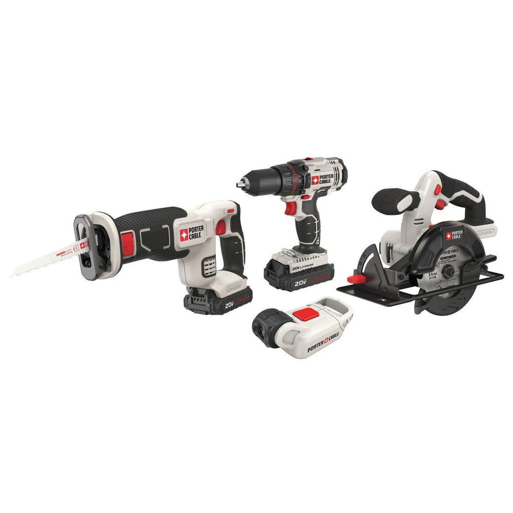 Porter-Cable PCCK616L4 20V Max 4-Tool Combo Kit F968
