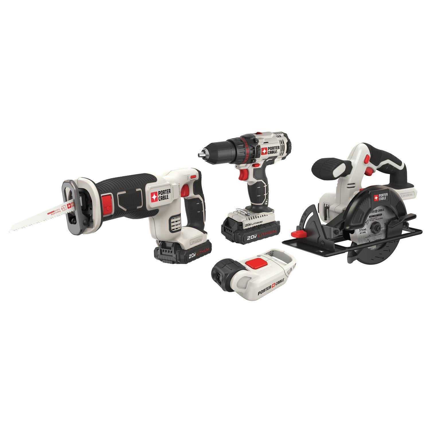 Porter-Cable PCCK616L4 20V Max 4-Tool Combo Kit F968