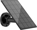 Solar Panel for Wireless Outdoor Security Camera Compatible with DC 5V Rechargeable Battary Powered Surveillance Cam, Continuous Solar Power for Camera(No Camera)