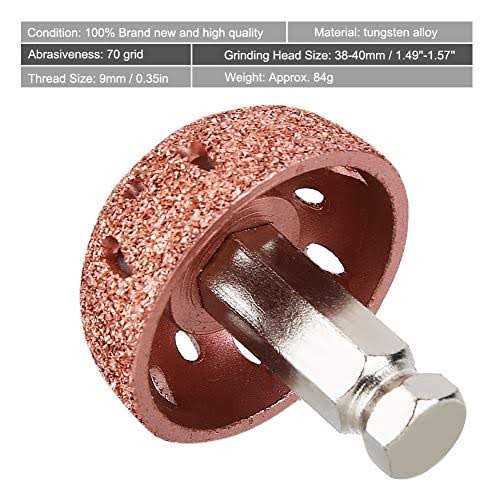 Tire Buffer 1.5" Buffing Wheel with Linking Rod, 3/8-24 Thread C2005