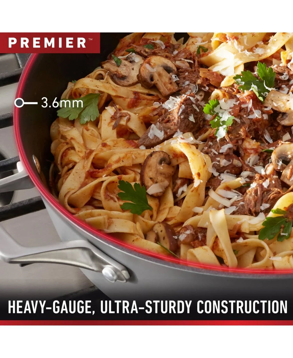 Calphalon Premier Hard-Anodized Nonstick 7-Quart Sauteuse with Cover X650207