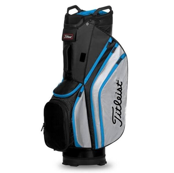 Titleist Cart 14 Lightweight Golf Bag - Black/Black/Red O30984