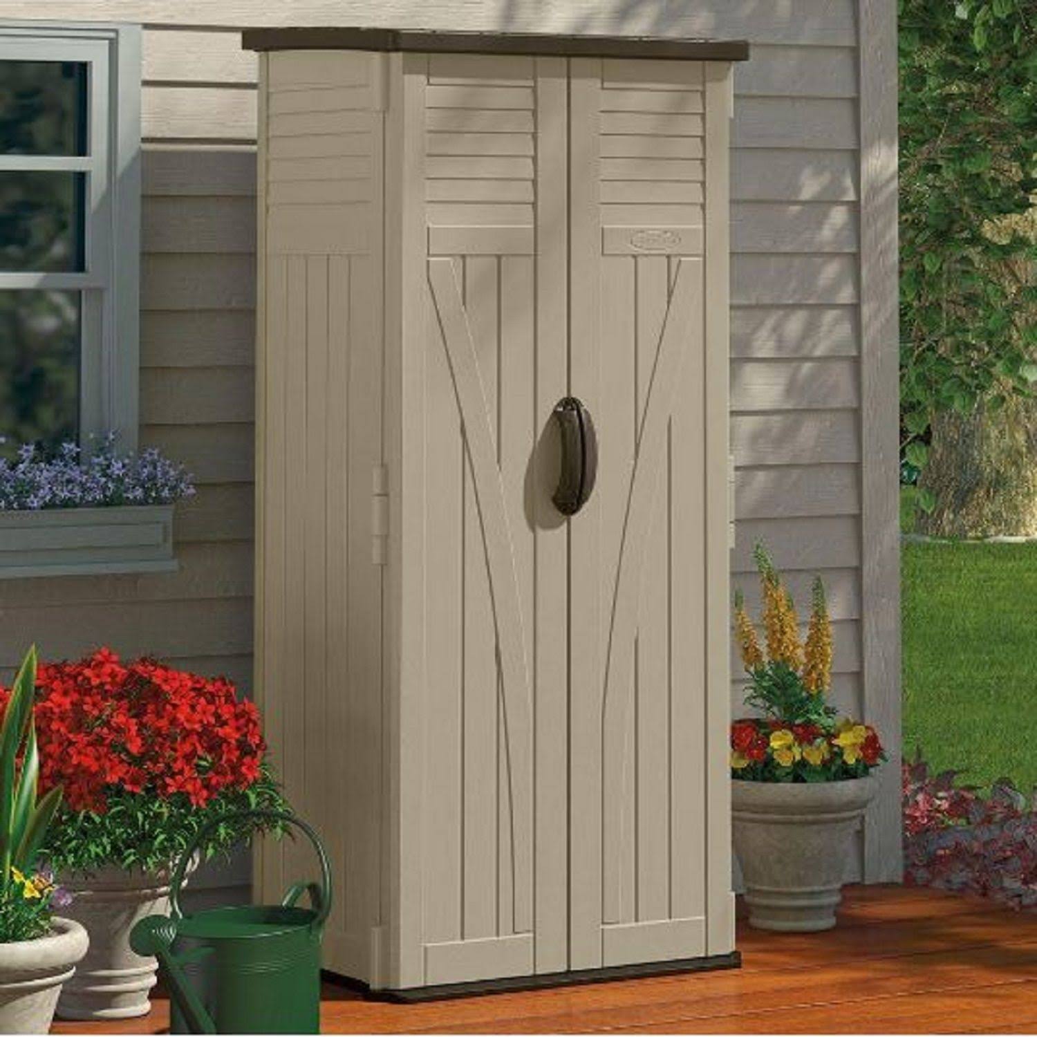 Suncast Bms2000 22 cu. ft. Resin Vertical Shed M511