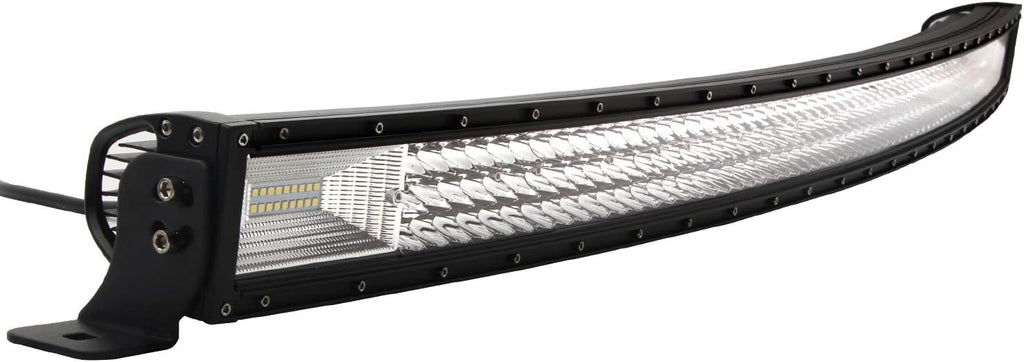 Lumitek 288w 50inch Curved Led Light Bar Spot Flood Combo Beam Light Bar Off-road Led Bar for ATV JEEP Off Road SUV 4wd IP67 12V Car Led Bar Light…