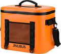 Soft Cooler Leak Proof Cooler Bag Portable Softsided Insulated Bag Waterproof Cooler for Camping, Fishing, Beach 30 Can Orange