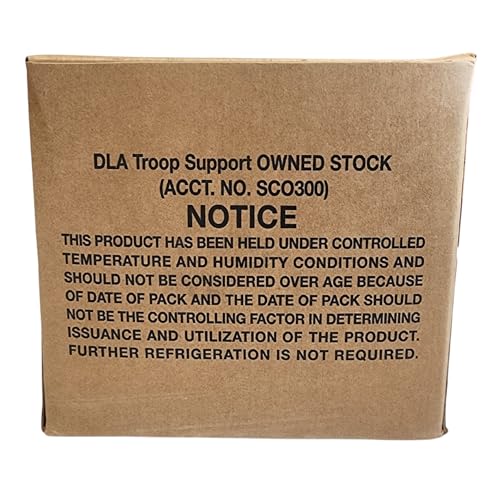 U.S. Military Surplus MRE Case B, Menus 13-24 G97006